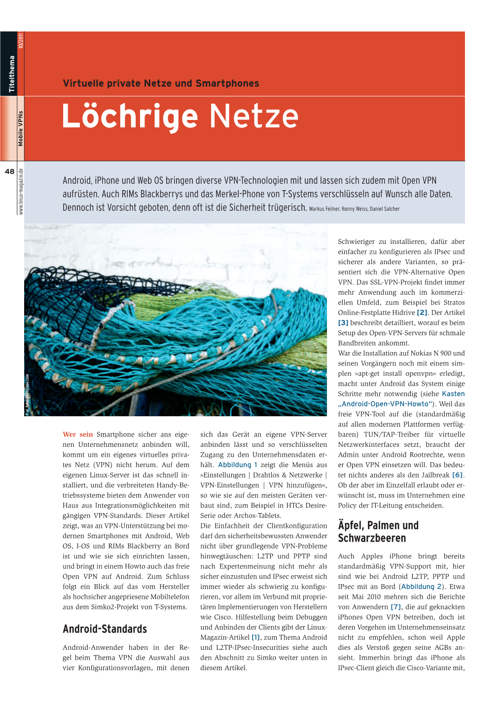 Löchrige Netze | Linux-Magazin