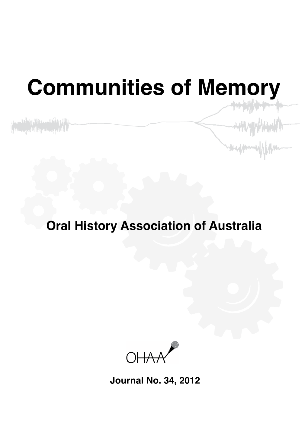 Communities of Memory