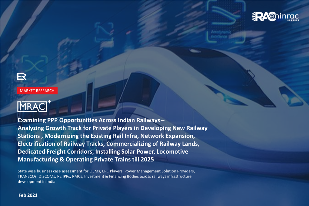 Examining PPP Opportunities Across Indian Railways