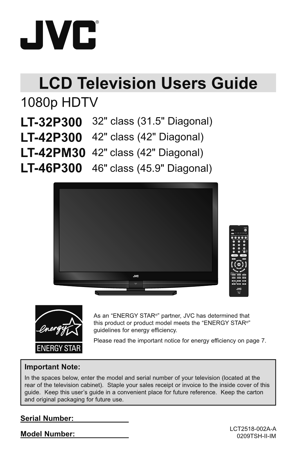 LCD Television Users Guide