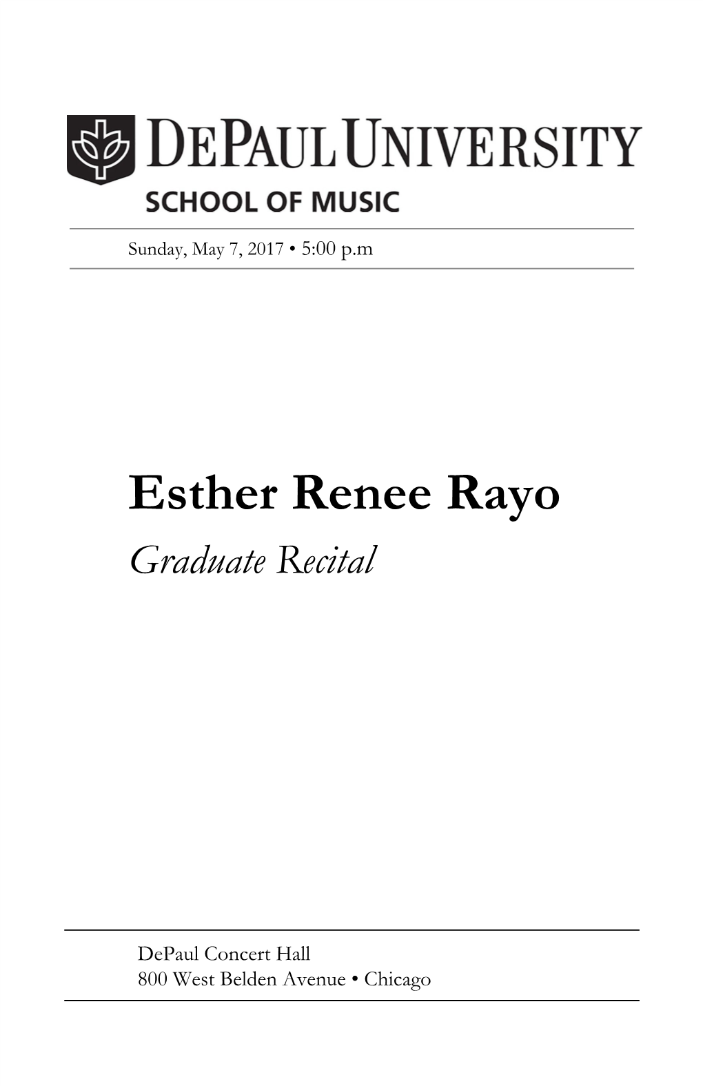 Esther Renee Rayo