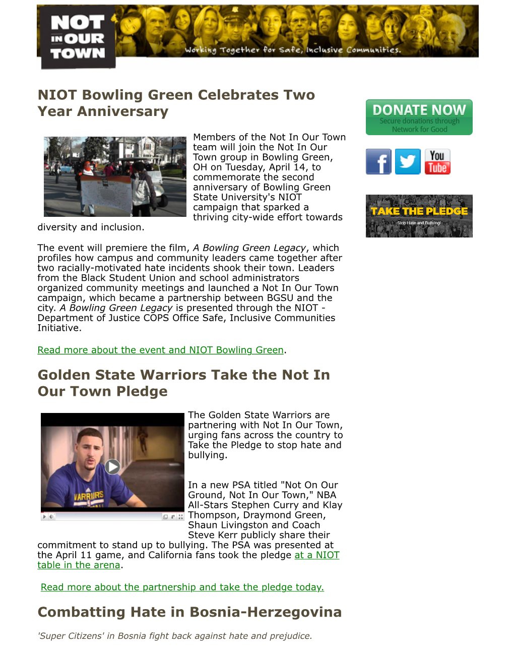NIOT Bowling Green Celebrates Two Year Anniversary Golden State