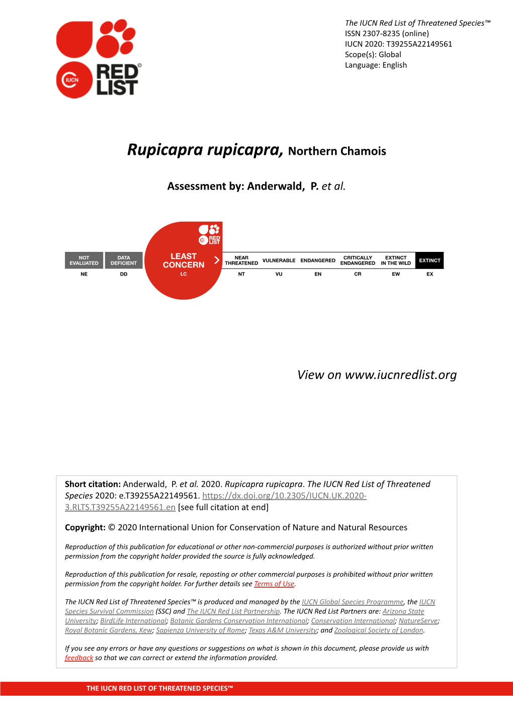 The IUCN Red List Partnership