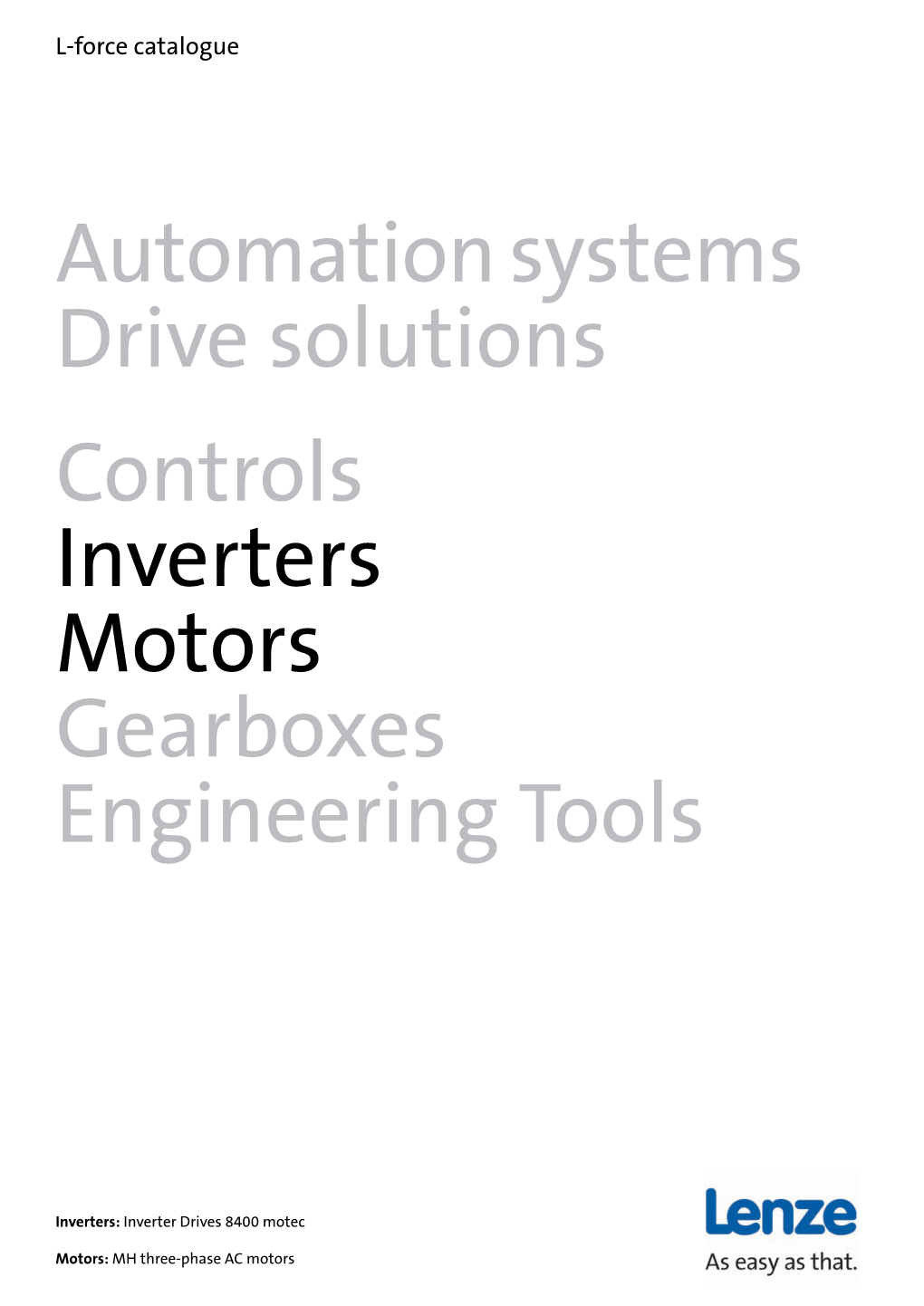 Automationsystems Drive Solutions Controls Inverters Motors