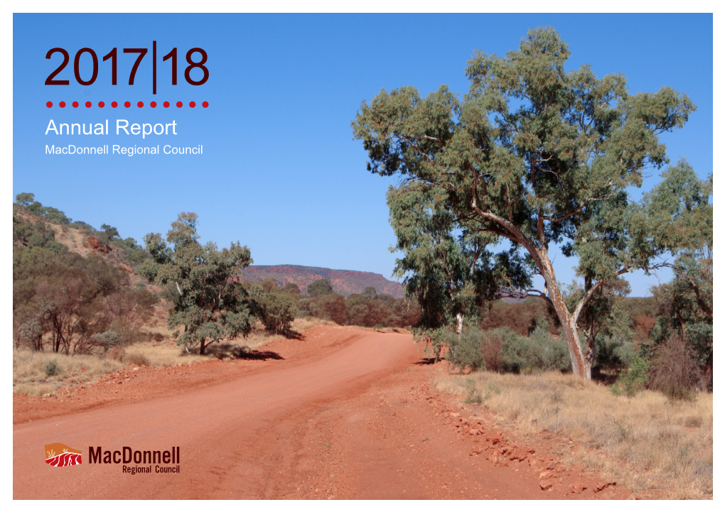 2017-18 Annual Report of the Macdonnell Regional Council
