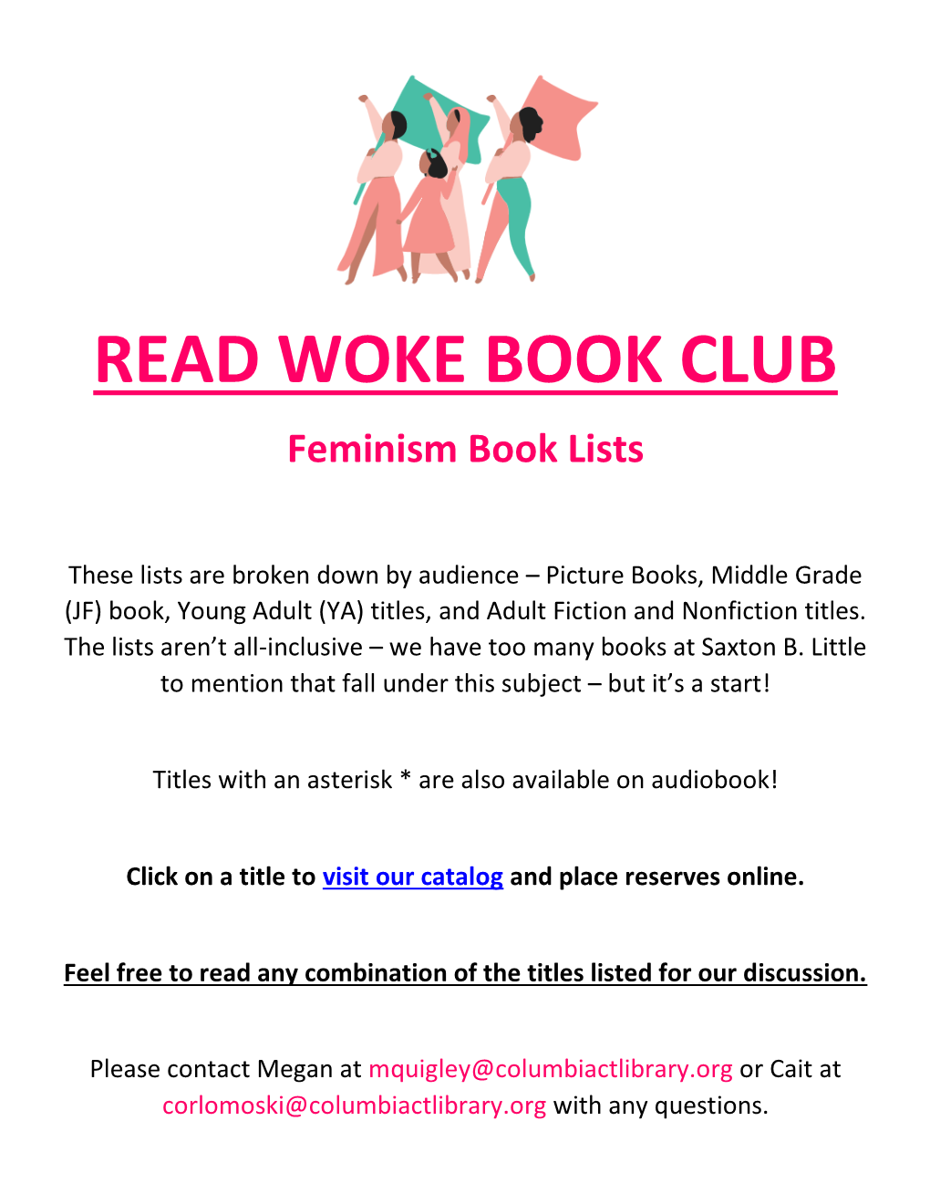 Feminism Book Lists