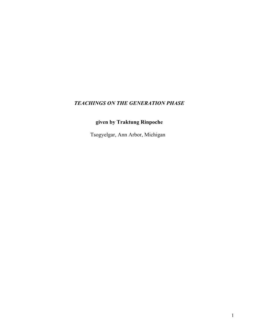 Generation Phase Transcription Booklet