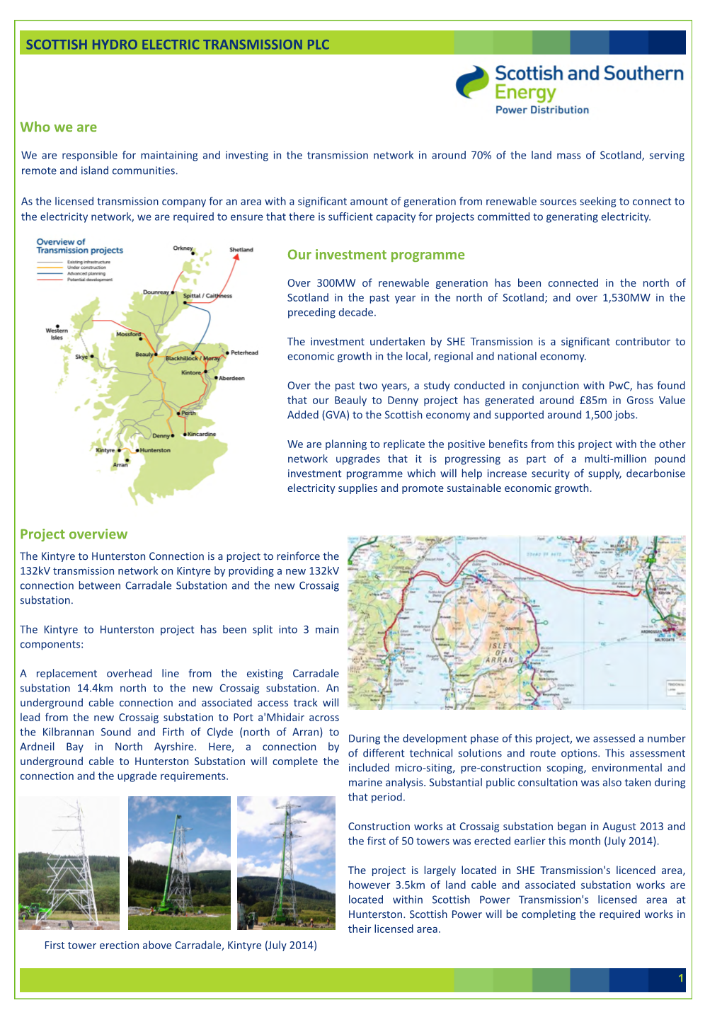 Kintyre Project Overview