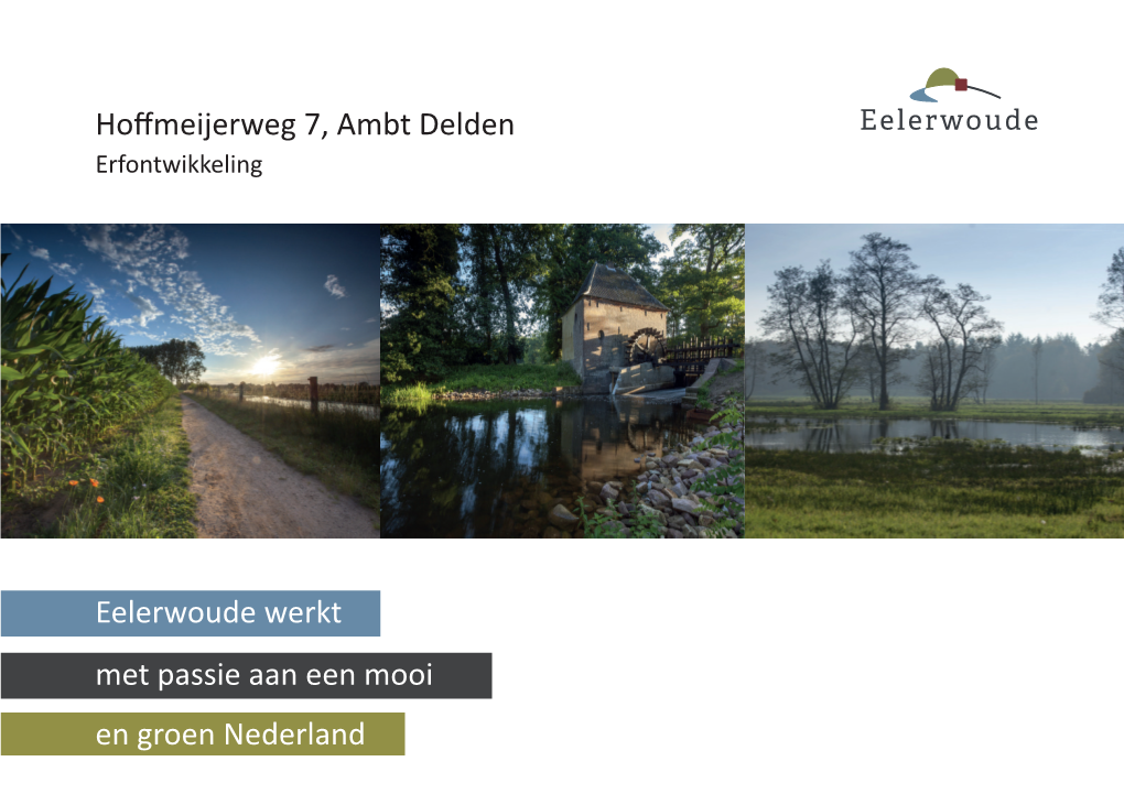 Eelerwoude Werkt Met Passie Aan Een Mooi En Groen Nederland Afbeelding 1