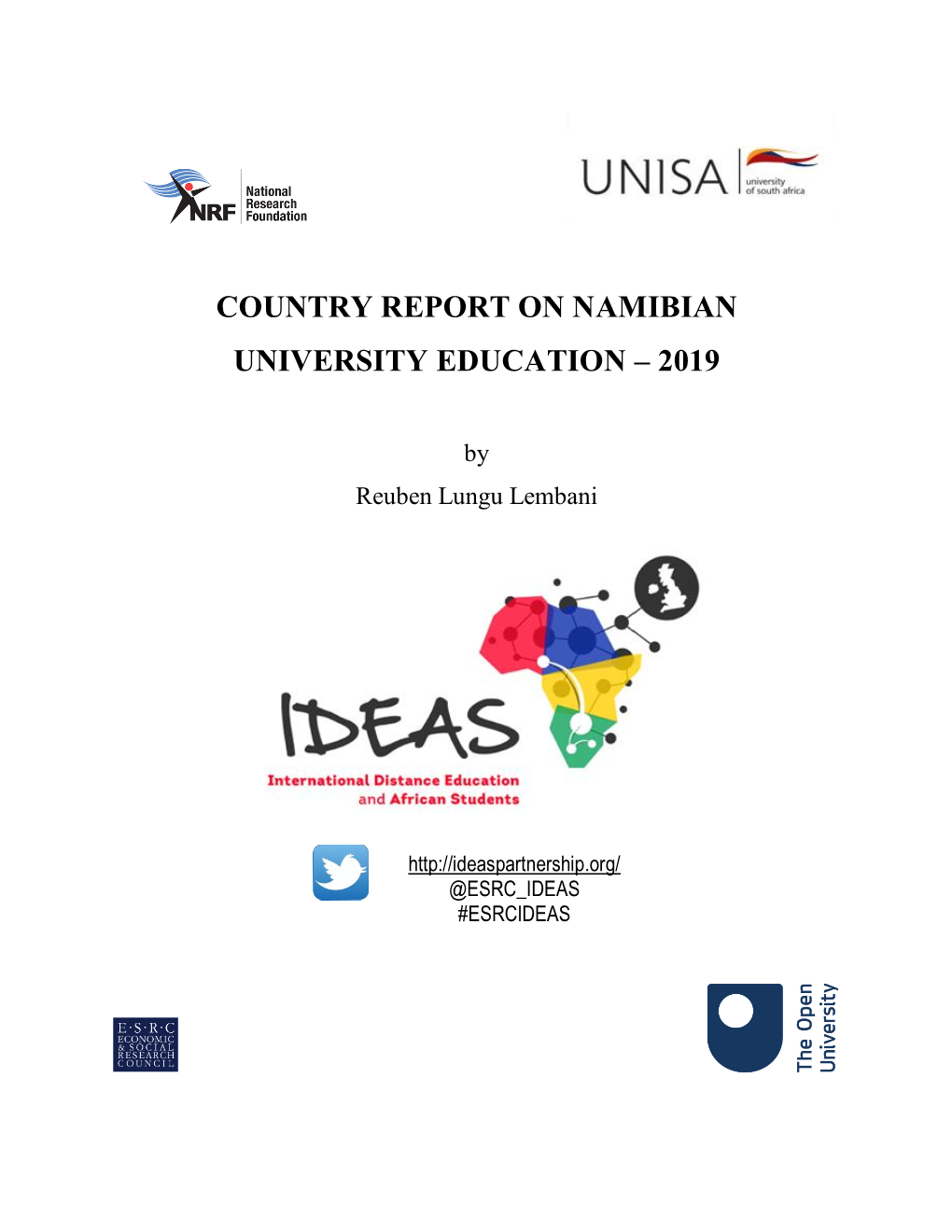 Country Report on Namibian University Education – 2019