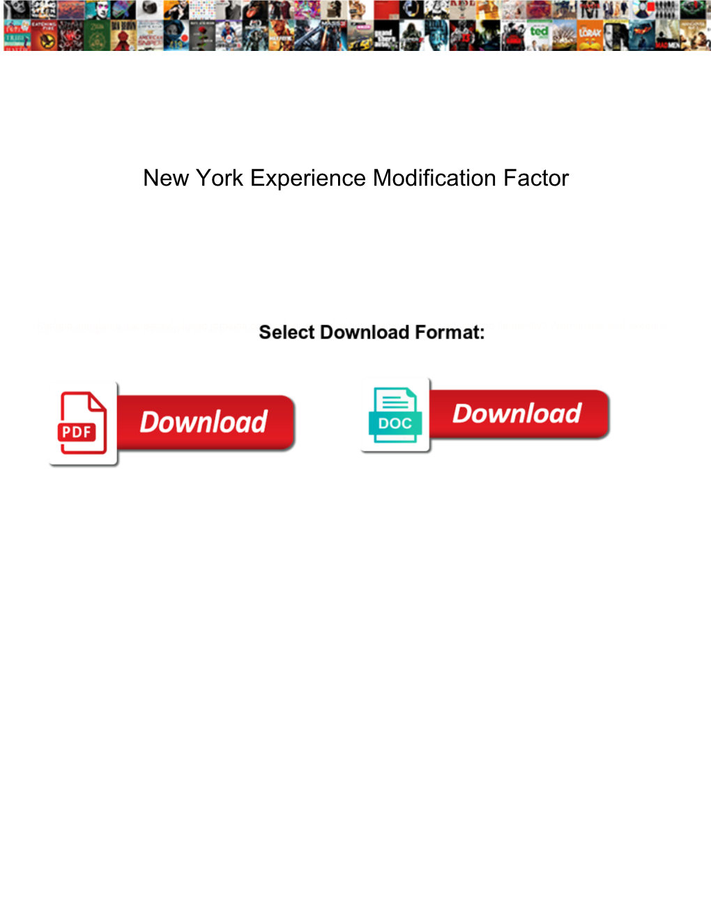 New York Experience Modification Factor Braveen