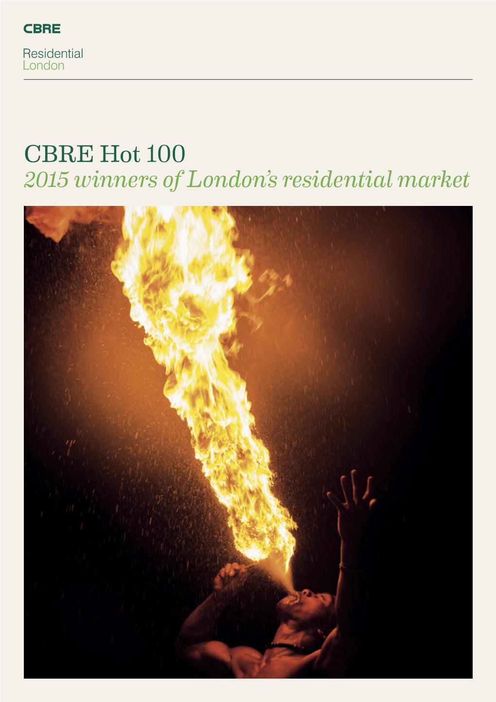 CBRE Hot 100 2015 Winners of London's Residential Market