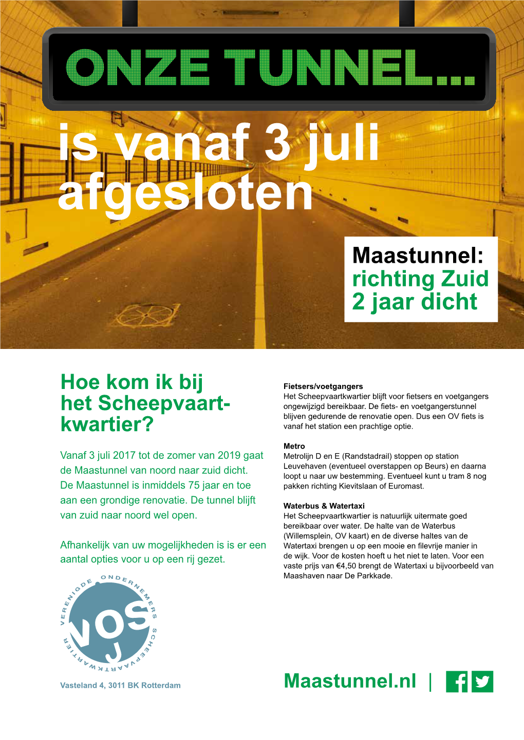 Flyer Met Bereikbaarheidsinformatie Rijndam