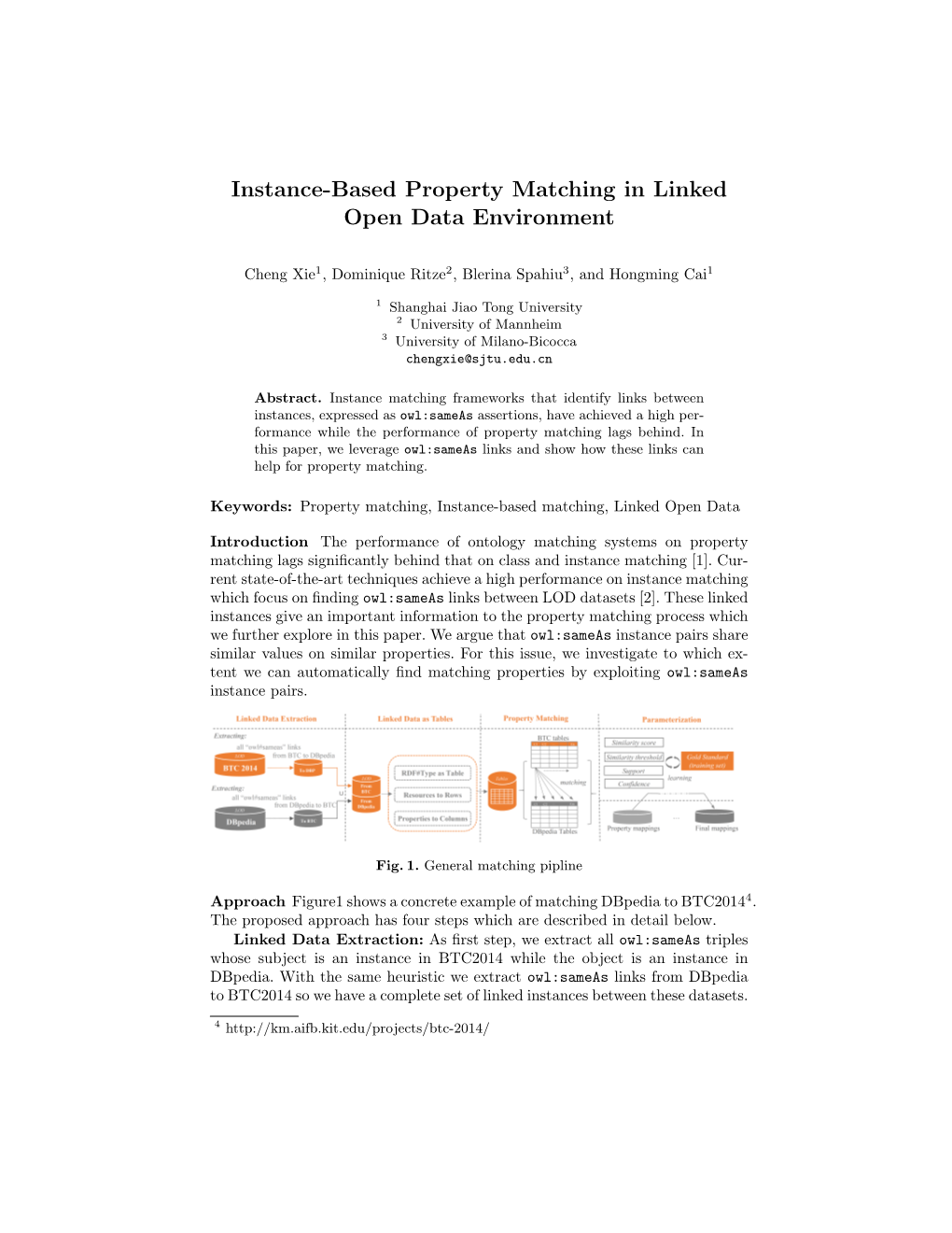 Instance-Based Property Matching in Linked Open Data Environment