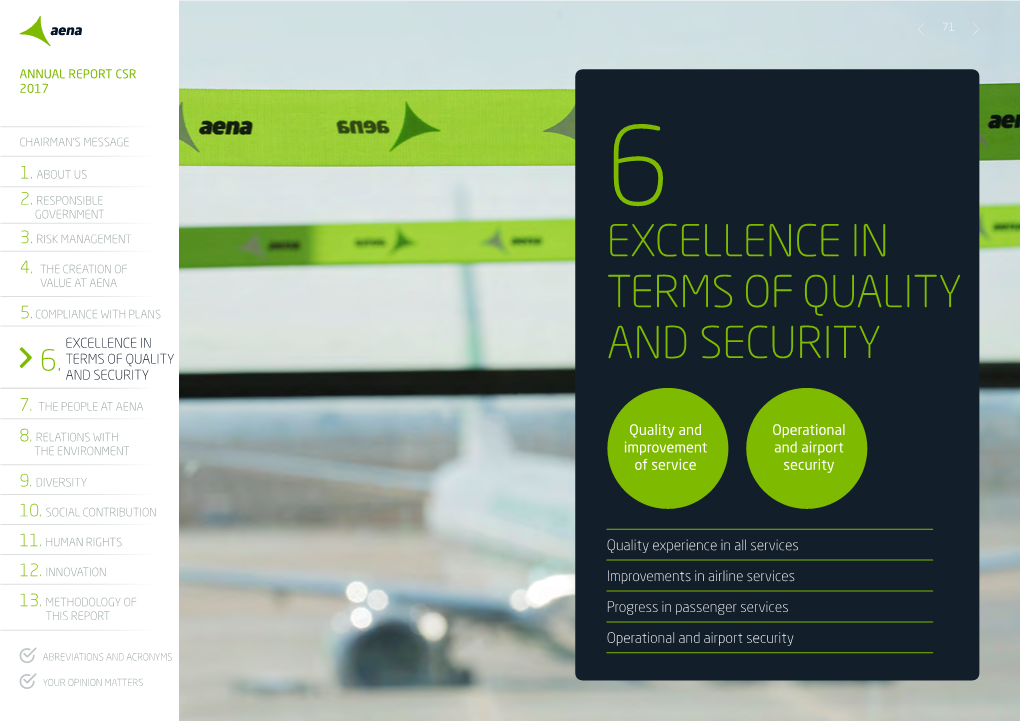 Excellence in Terms of Quality and Security