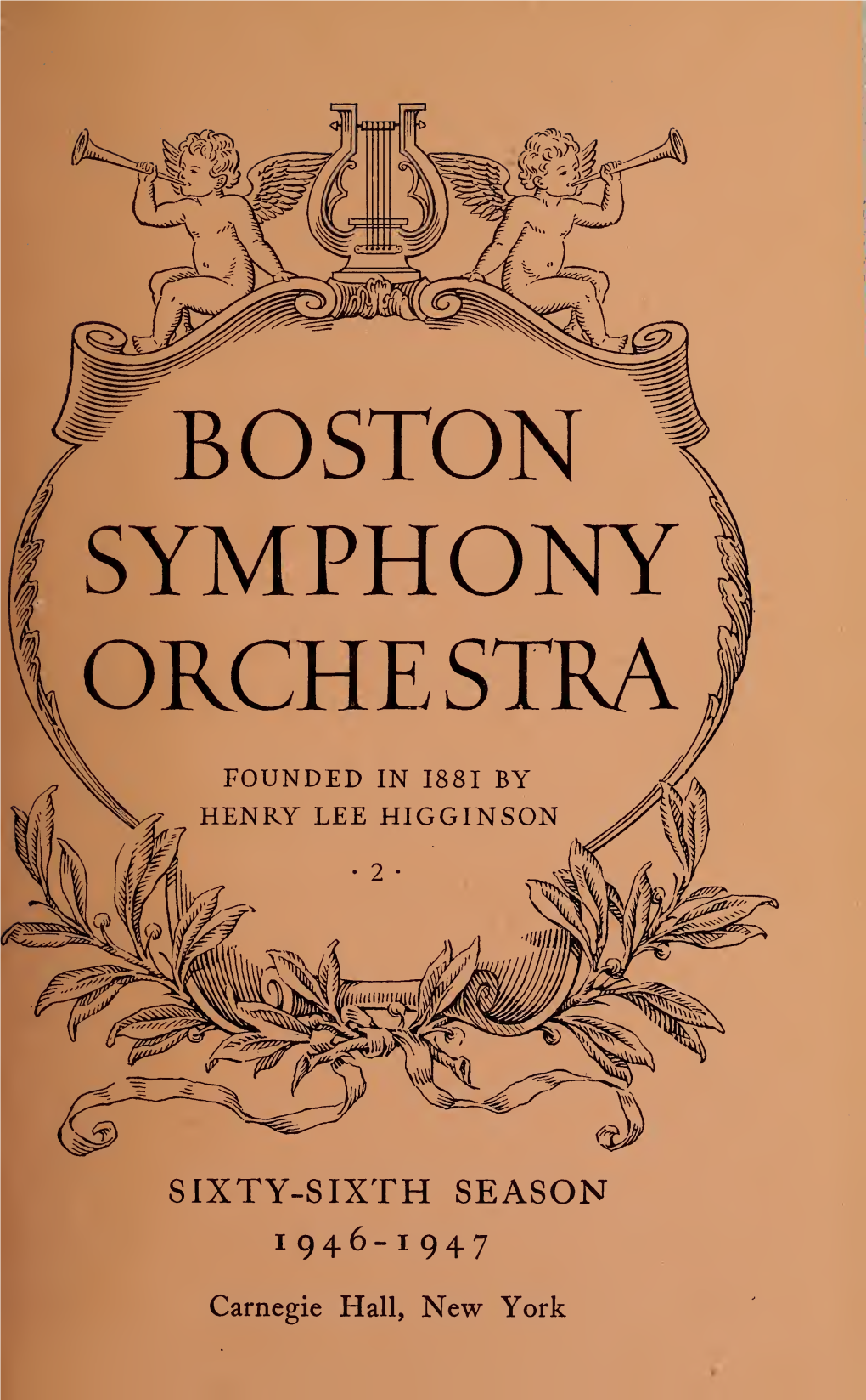 Boston Symphony Orchestra Concert Programs, Season 66,1946-1947, Trip