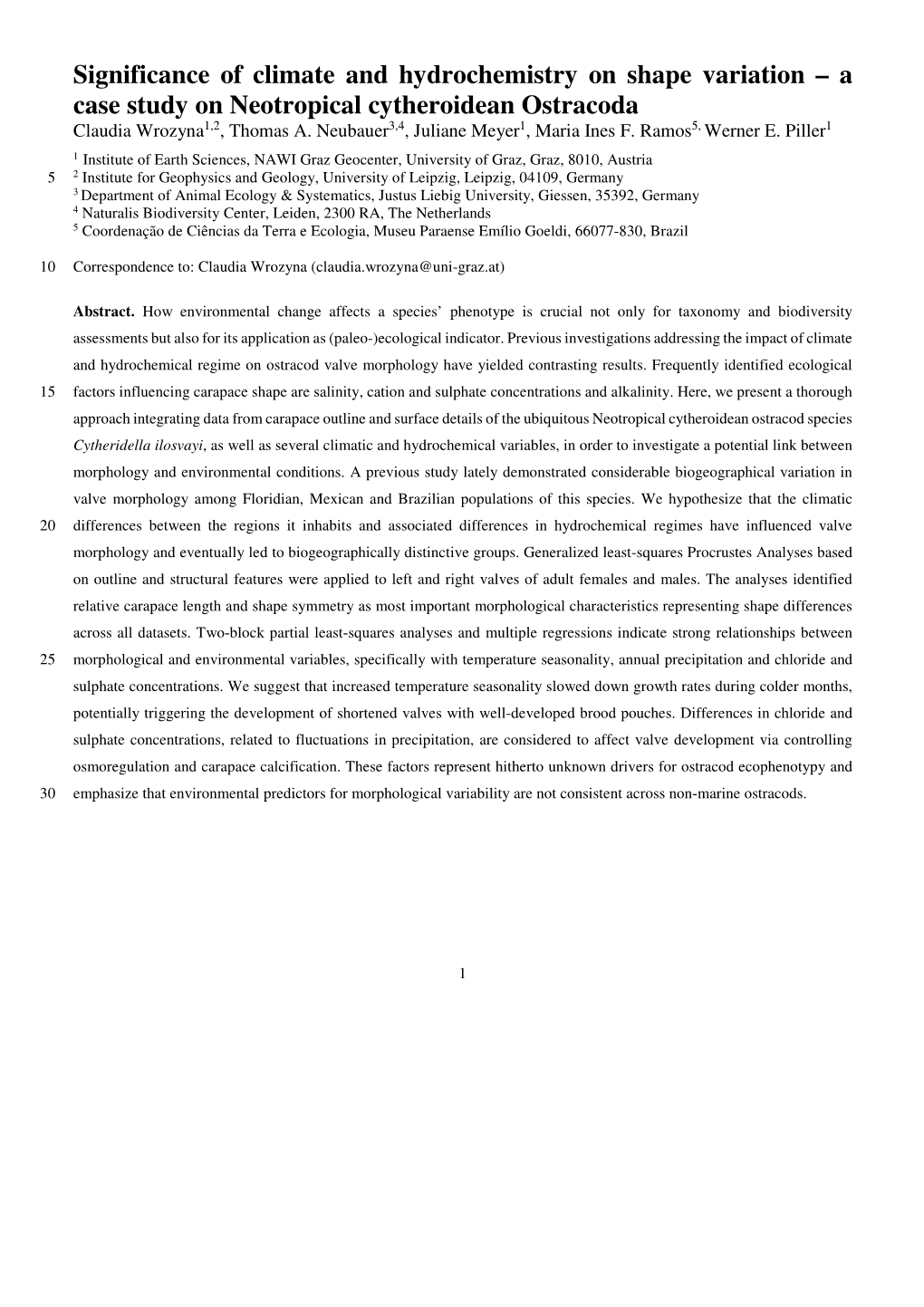 Wrozyna Etal MS Revised 2