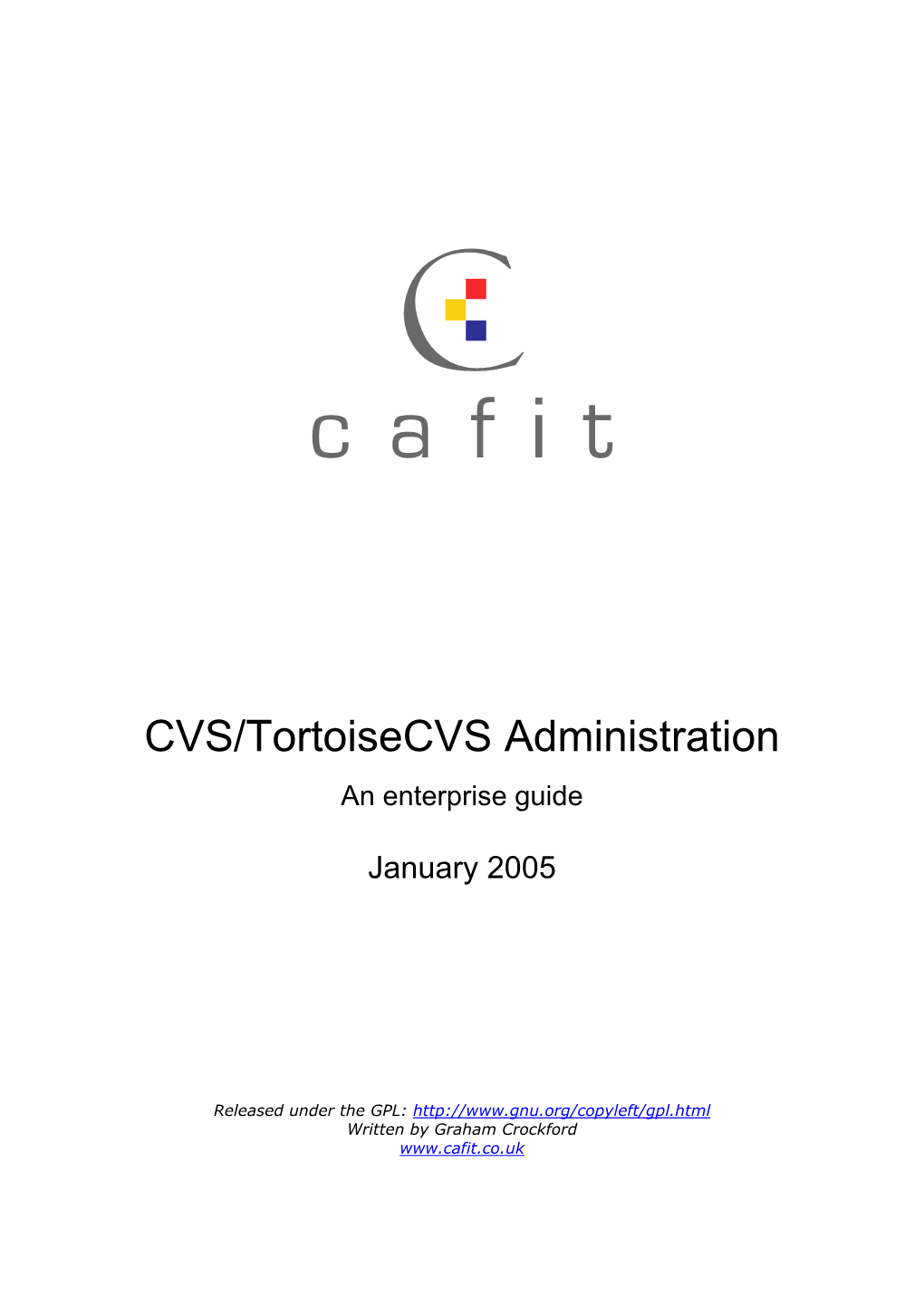 CVS/Tortoisecvs Administration