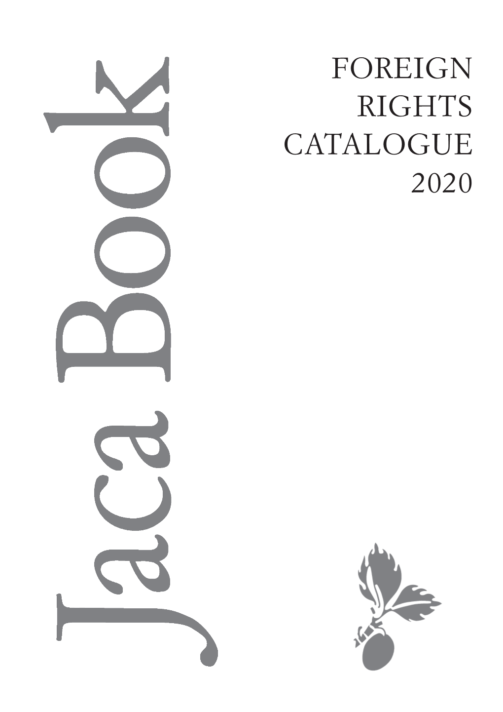 Jaca Book Foreign Rights Catalogue 2020