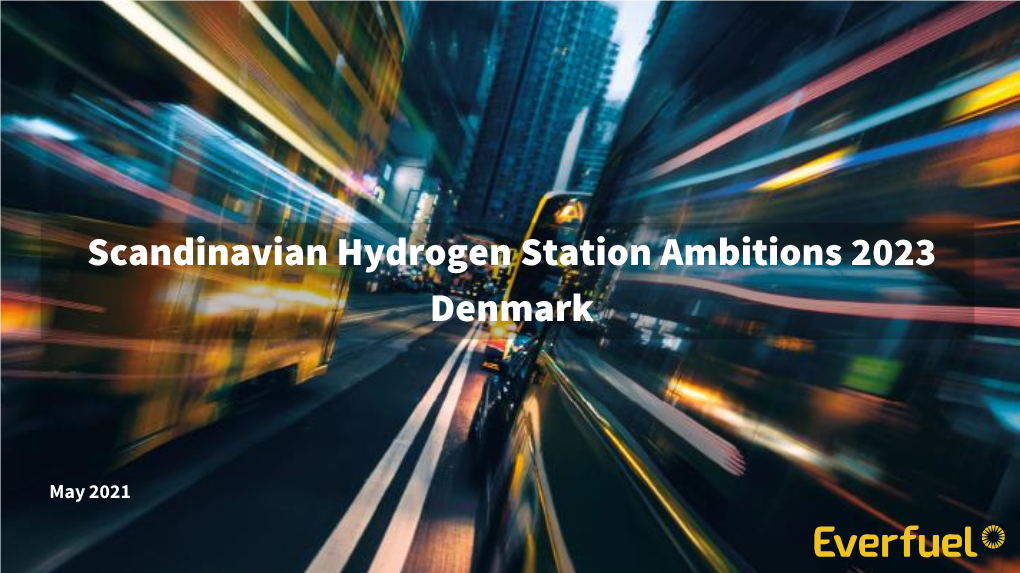 Scandinavian Hydrogen Station Ambitions 2023 Denmark