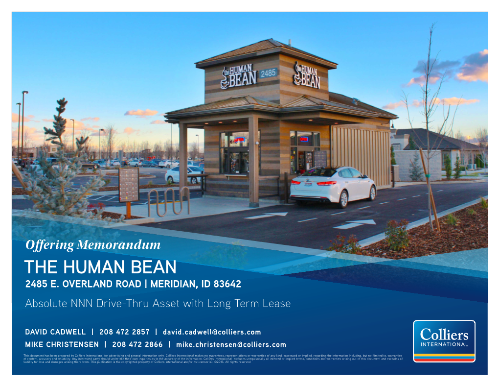 The Human Bean 2485 E
