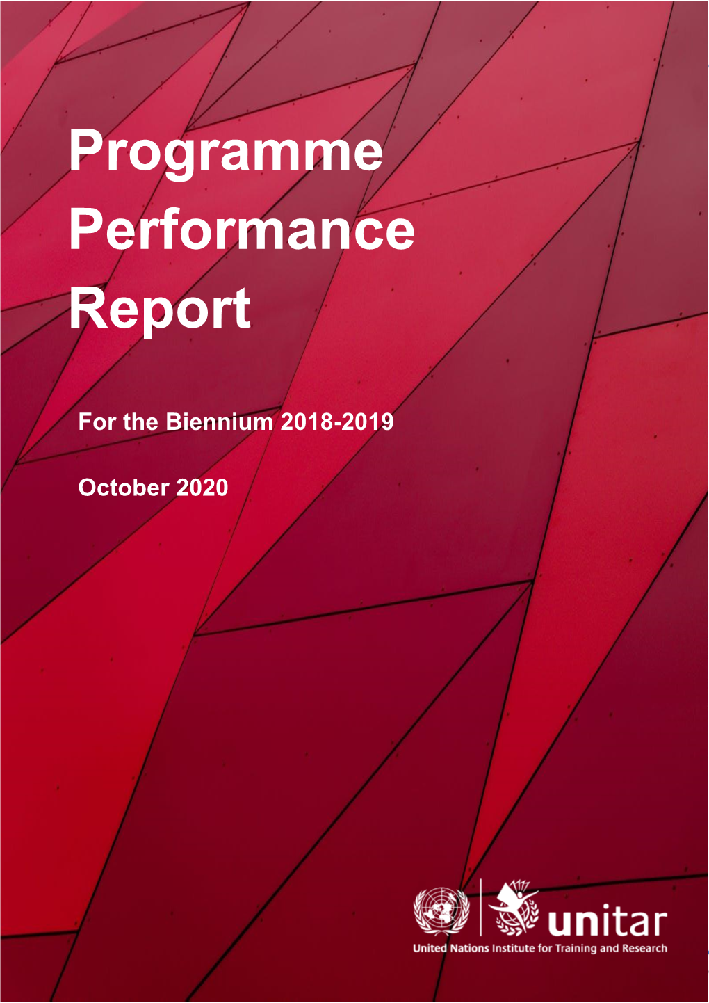 Programme Performance Report