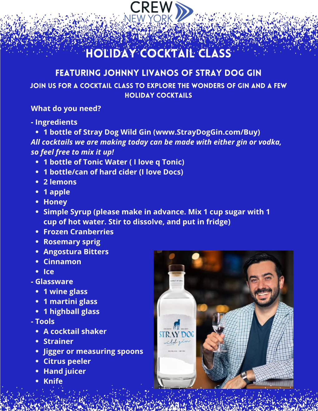 Holiday Cocktail Class