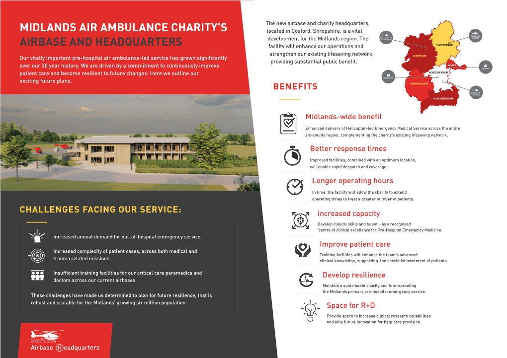 Midlands Air Ambulance Charity's Airbase And