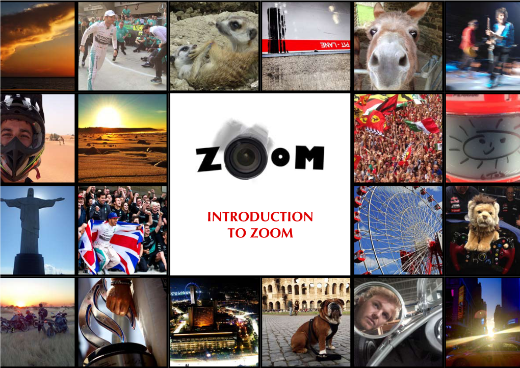 INTRODUCTION to ZOOM Introduction