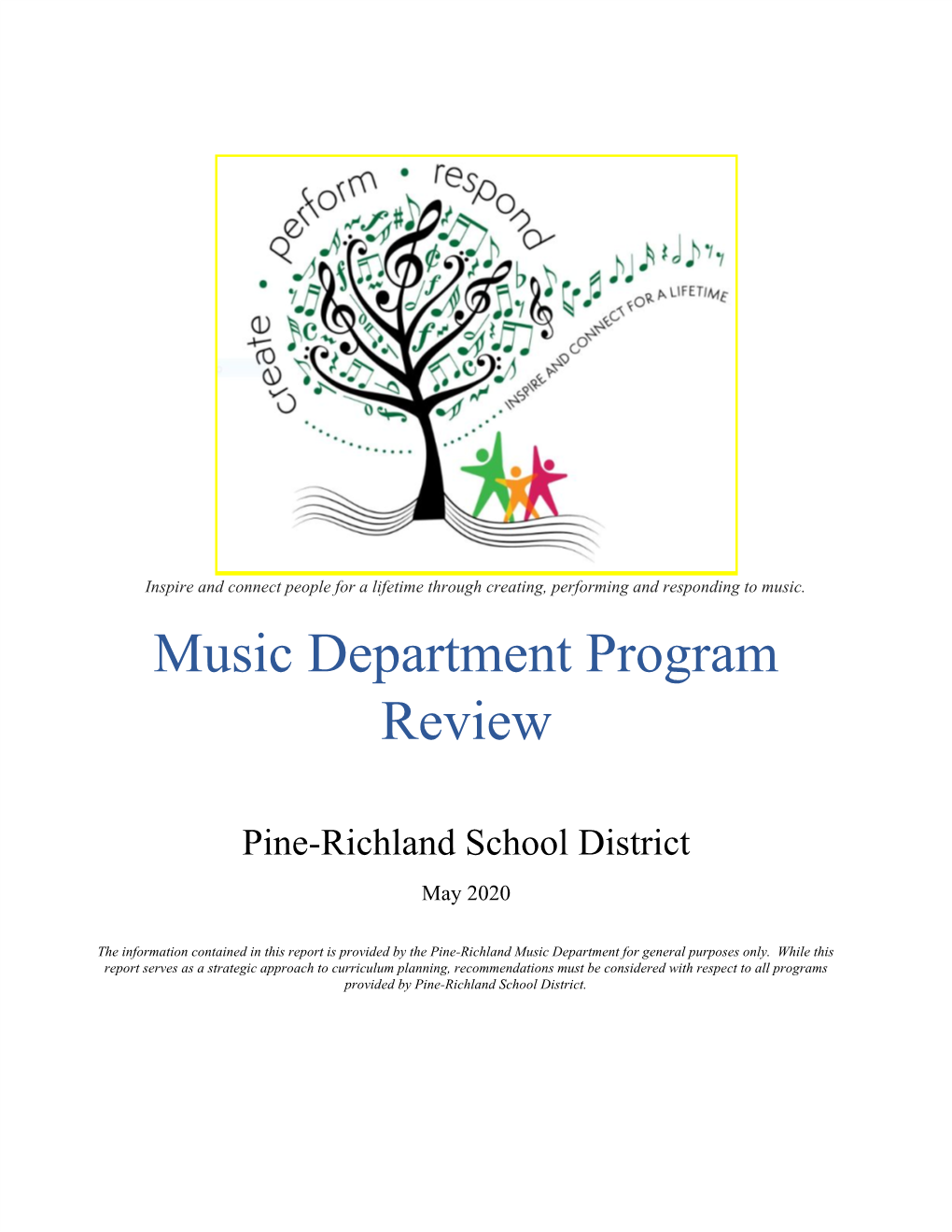 Music Department Program Review