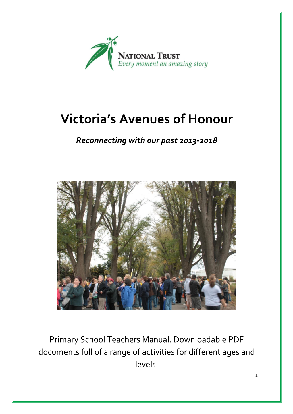 Victoria's Avenues of Honour