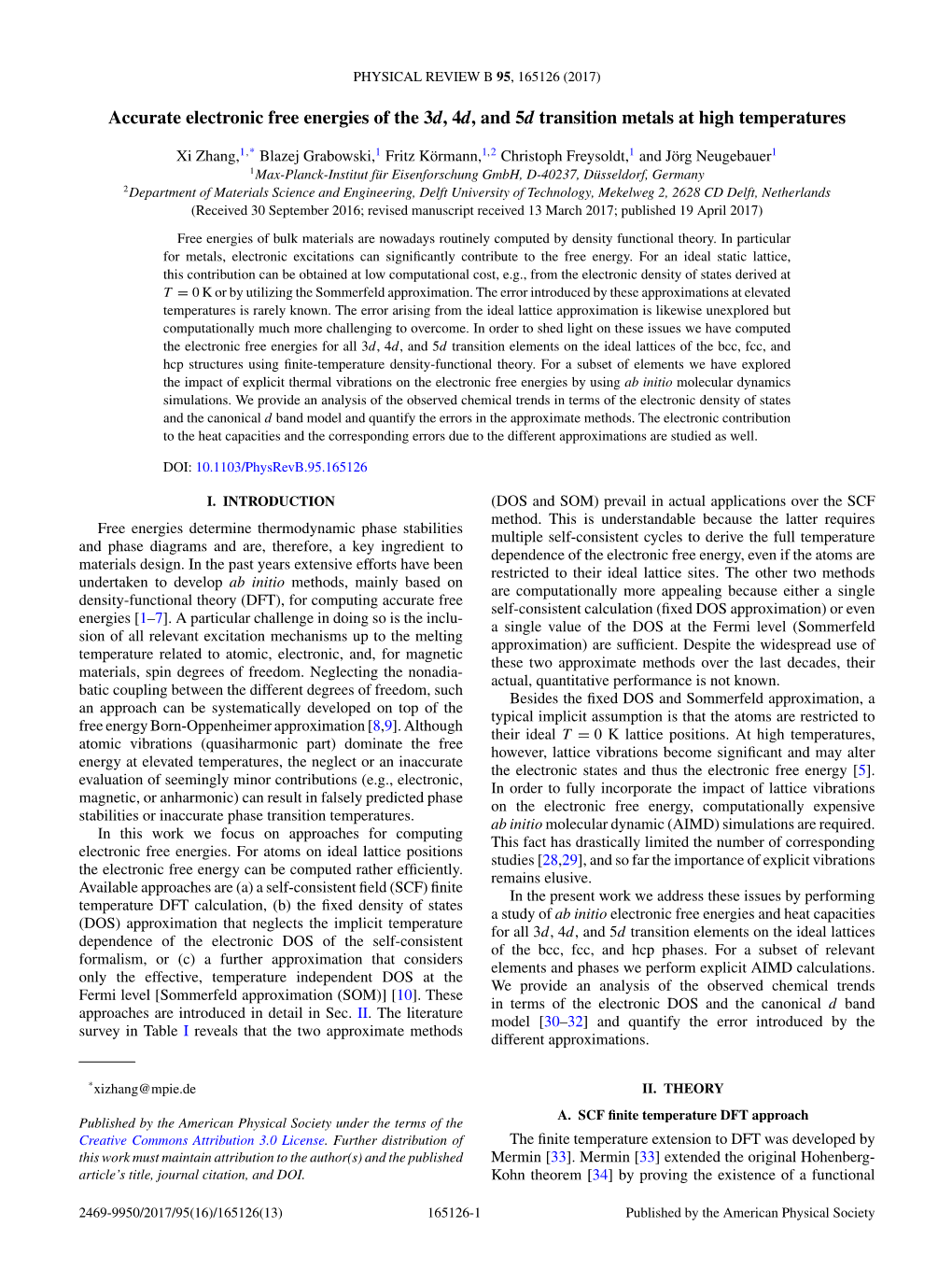 Accurate Electronic Free Energies of the 3D, 4D, and 5D Transition Metals