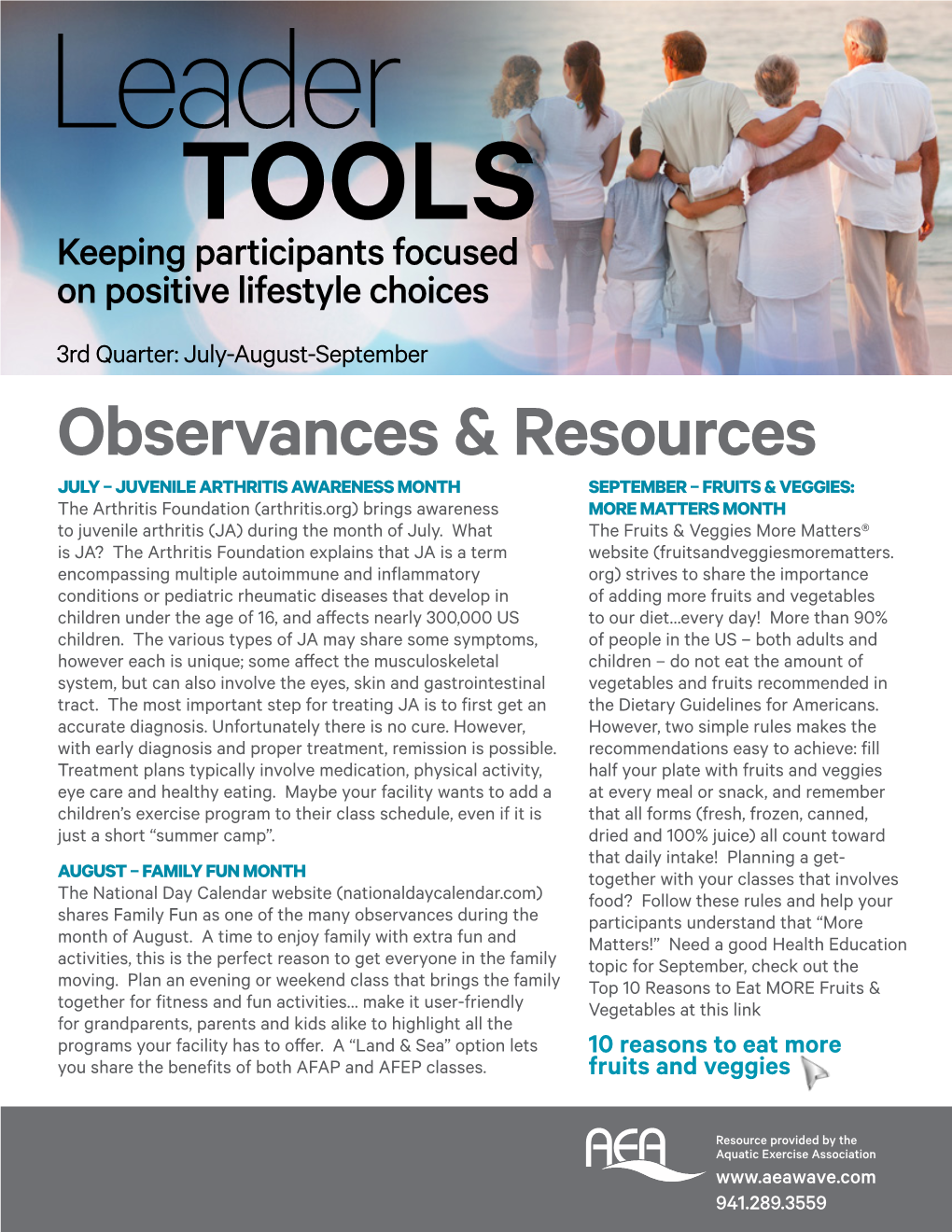 Observances & Resources