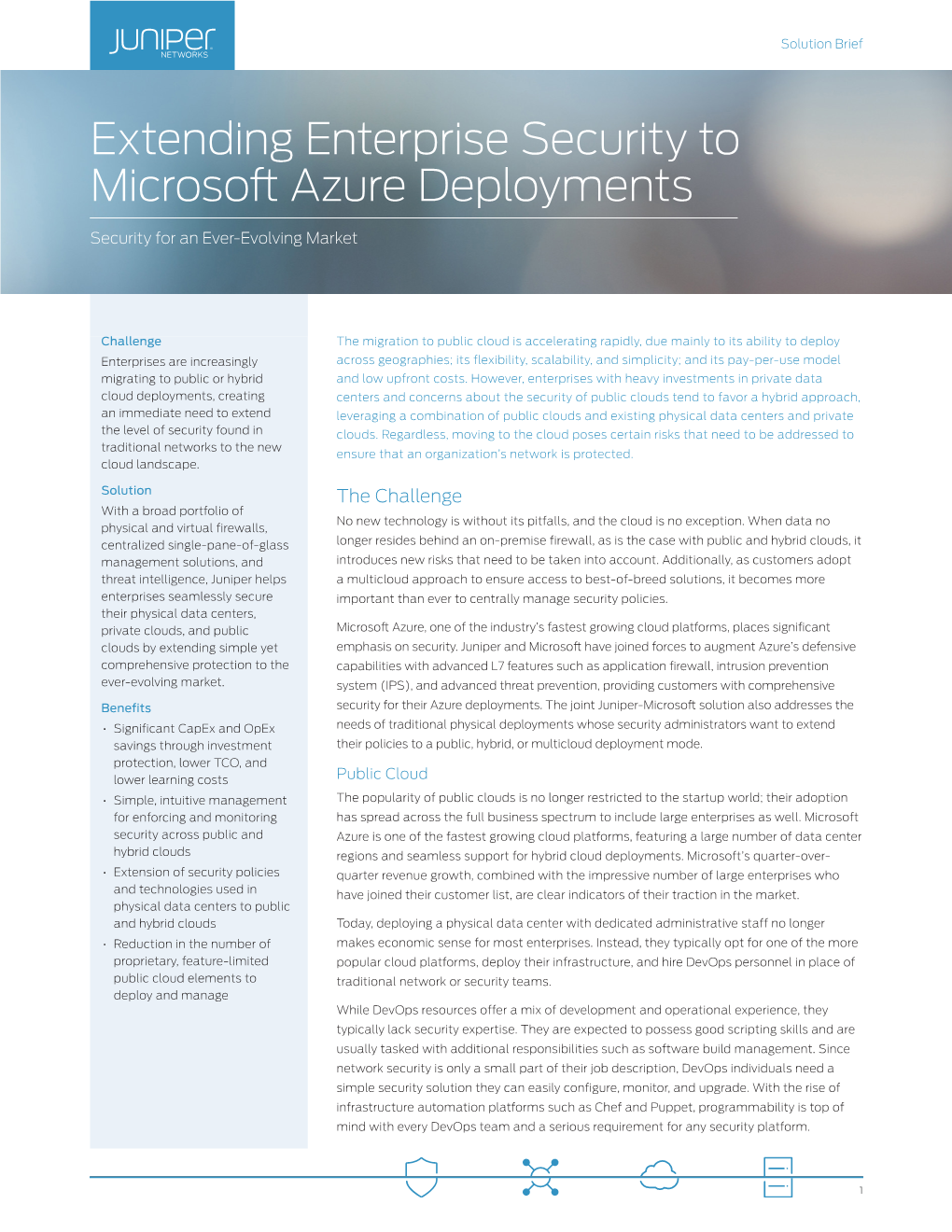 Extending Enterprise Security to Microsoft Azure Deployments