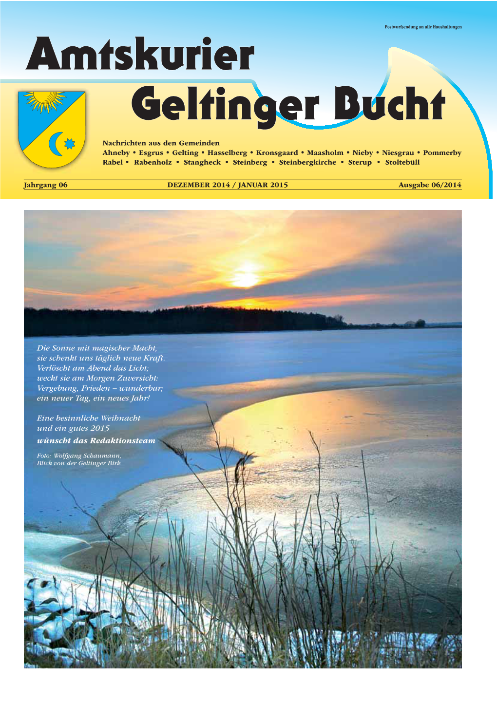 Amtskurier Geltinger Bucht