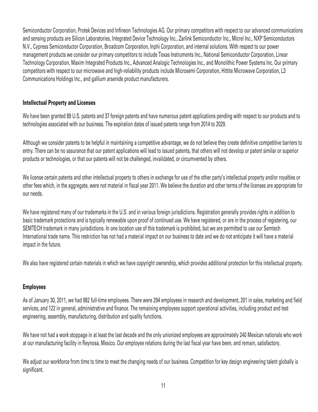 Semiconductor Corporation, Protek Devices and Infineon Technologies AG