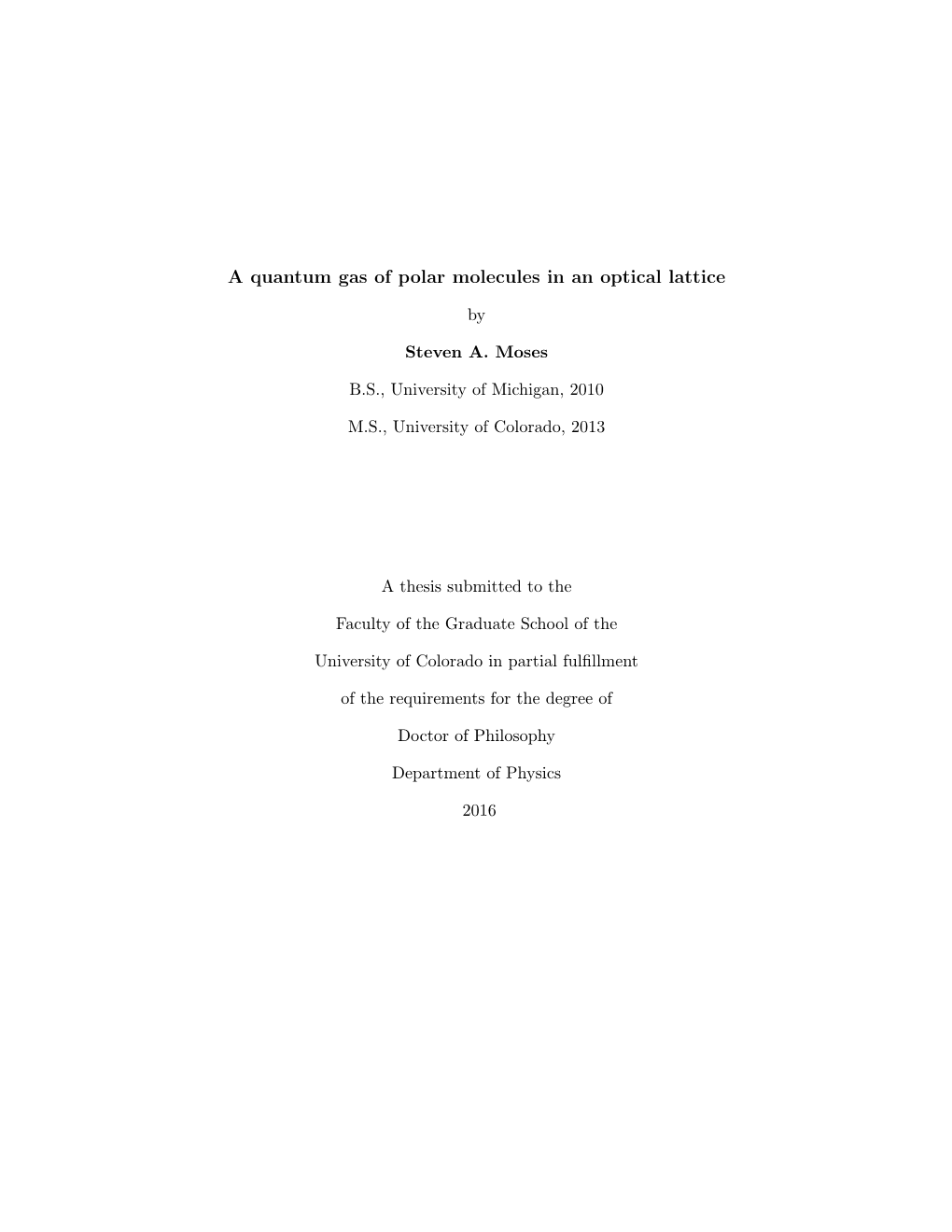 A Quantum Gas of Polar Molecules in an Optical Lattice