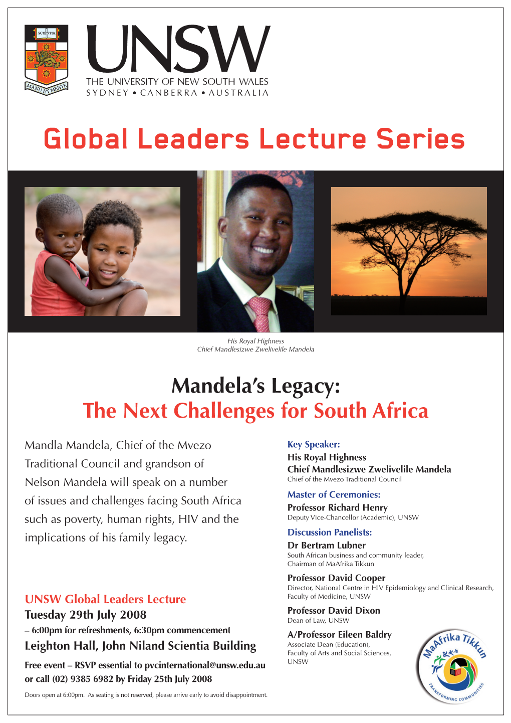 Global Leaders Lecture Series