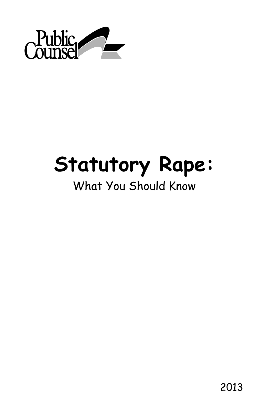 Statutory Rape: What You Should Know