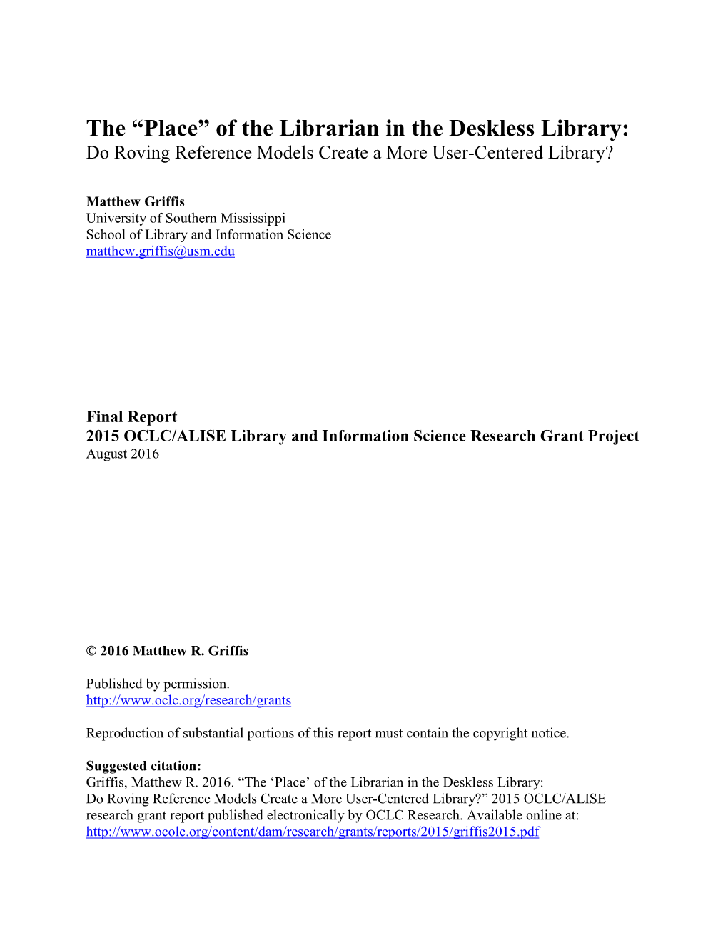 Of the Librarian in Deskless Library