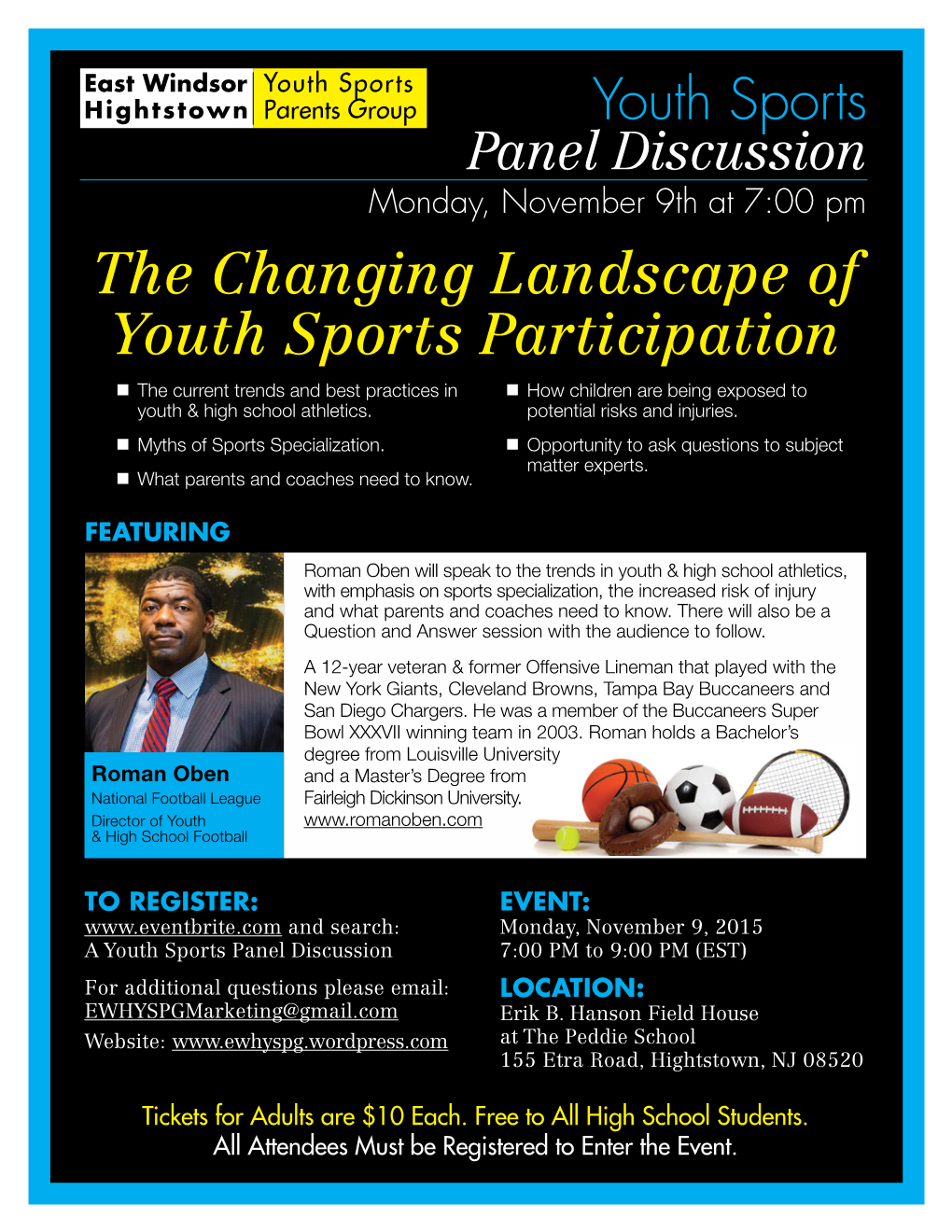 The Changing Landscape of Youth Sports Participation N The Current Trends and Best Practices in N How Children Are Being Exposed to Youth & High School Athletics