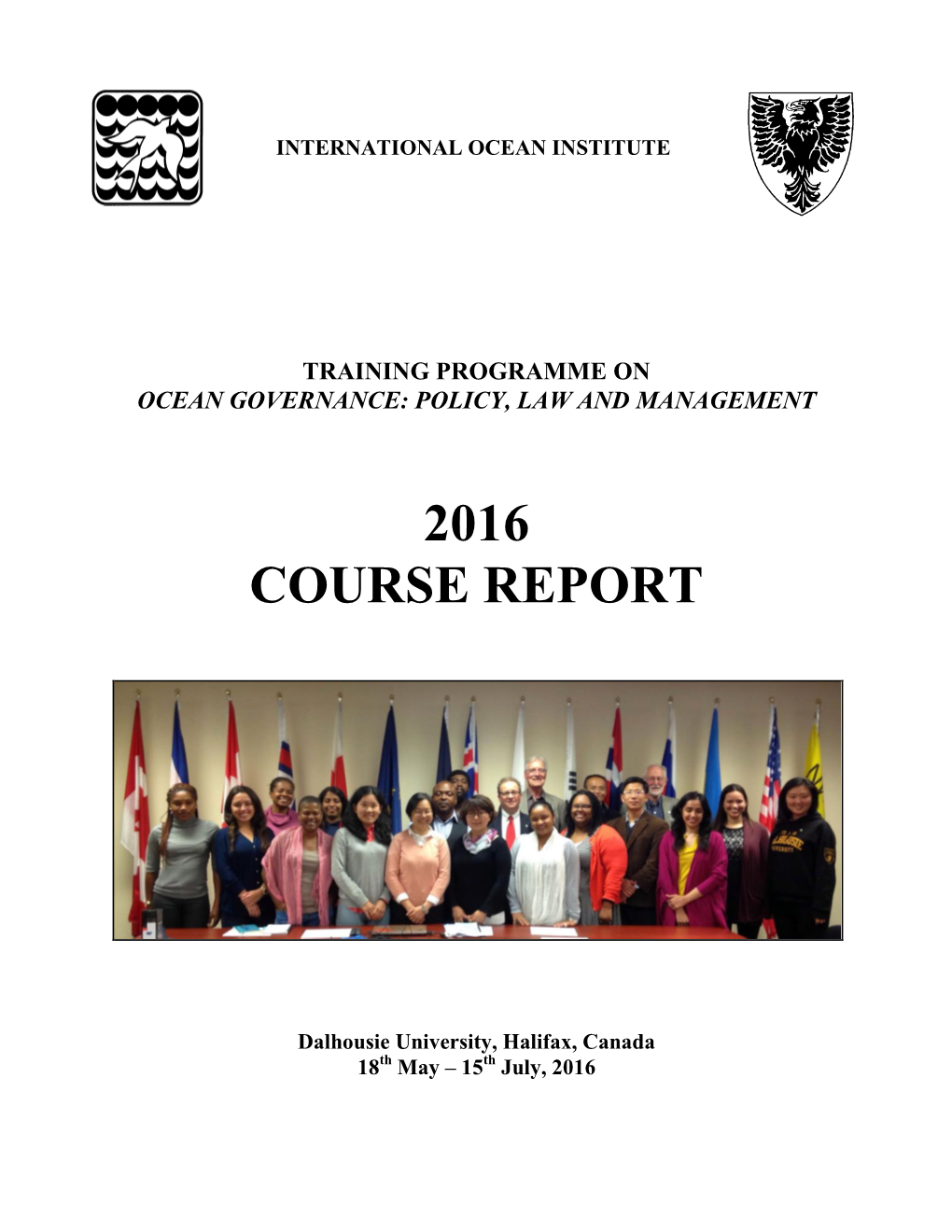 2016 Course Report