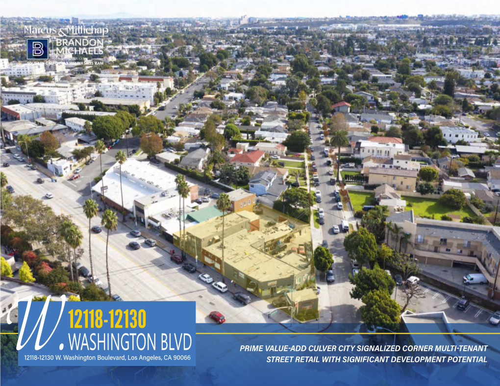 Prime Value-Add Culver City Signalized Corner Multi-Tenant 12118-12130 W