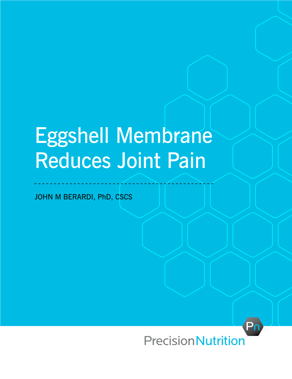 Eggshell Membrane Reduces Joint Pain