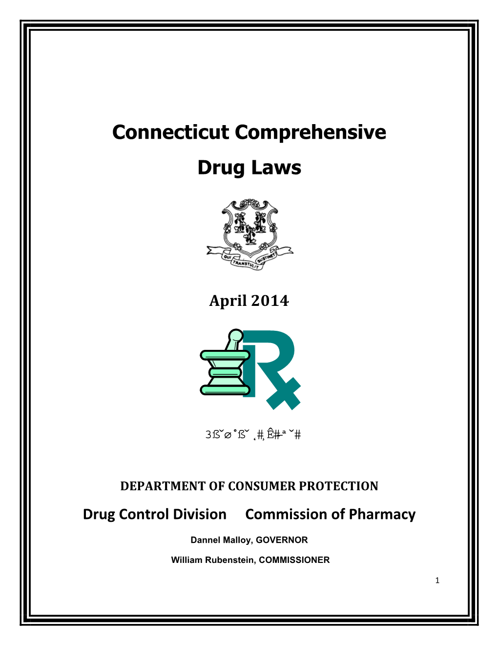 Connecticut Comprehensive Drug Laws