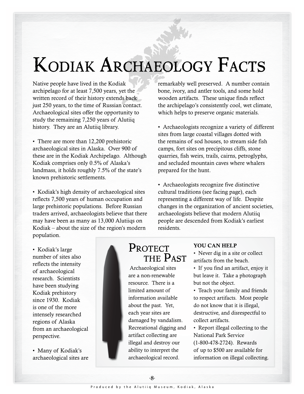 Kodiak Archaeology Facts