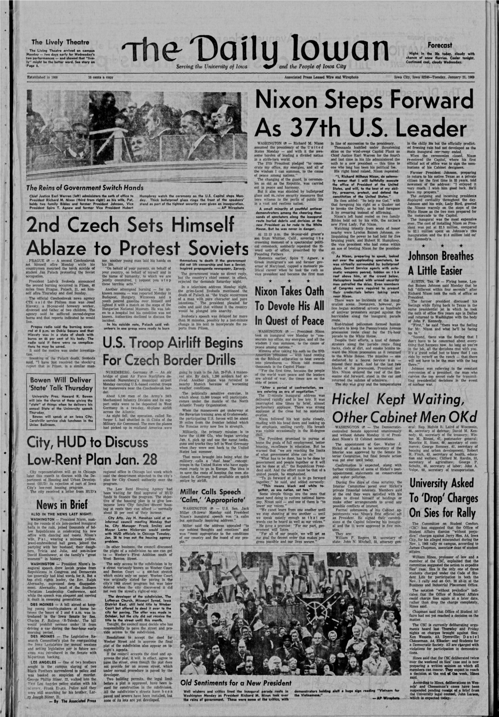 Daily Iowan (Iowa City, Iowa), 1969-01-21