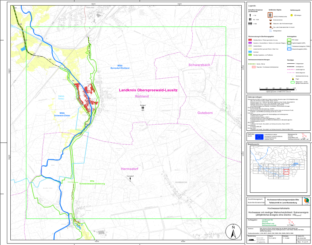 Landkreis Oberspreewald-Lausitz Lagebezugssystem: ETRS89 UTM 6° Zone 33