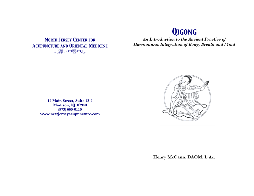 Qigong Booklet