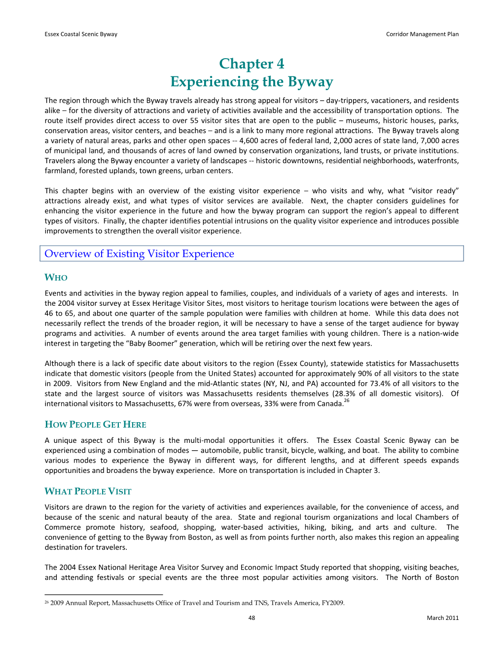 Chapter 4 Experiencing the Byway